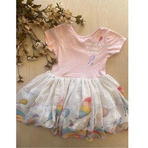 Dr. Seuss light pink and white dress✨